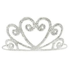 Silver Glitter Tiara