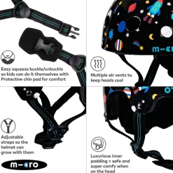 Space Printed Helmet Medium (55-58Cm)