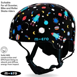 Space Printed Helmet Medium (55-58Cm)