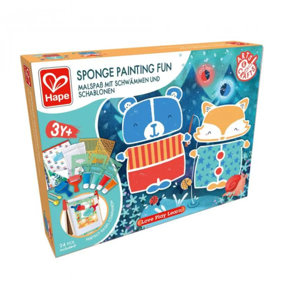 Sponge Painting Fun