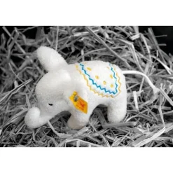 Steiff Little Elephant with Rattle (Cream)