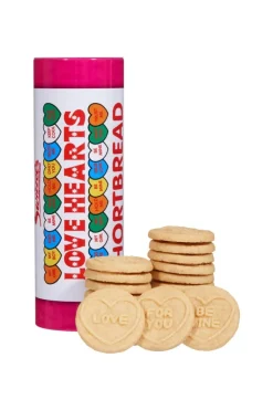 Swizzels Matlow Love Hearts Shortbread Biscuits Gift Tin