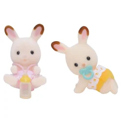 Sylvanian Families Chocolate Rabbit Twin Babies
