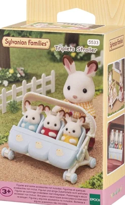 Sylvanian Families Triplets Stroller