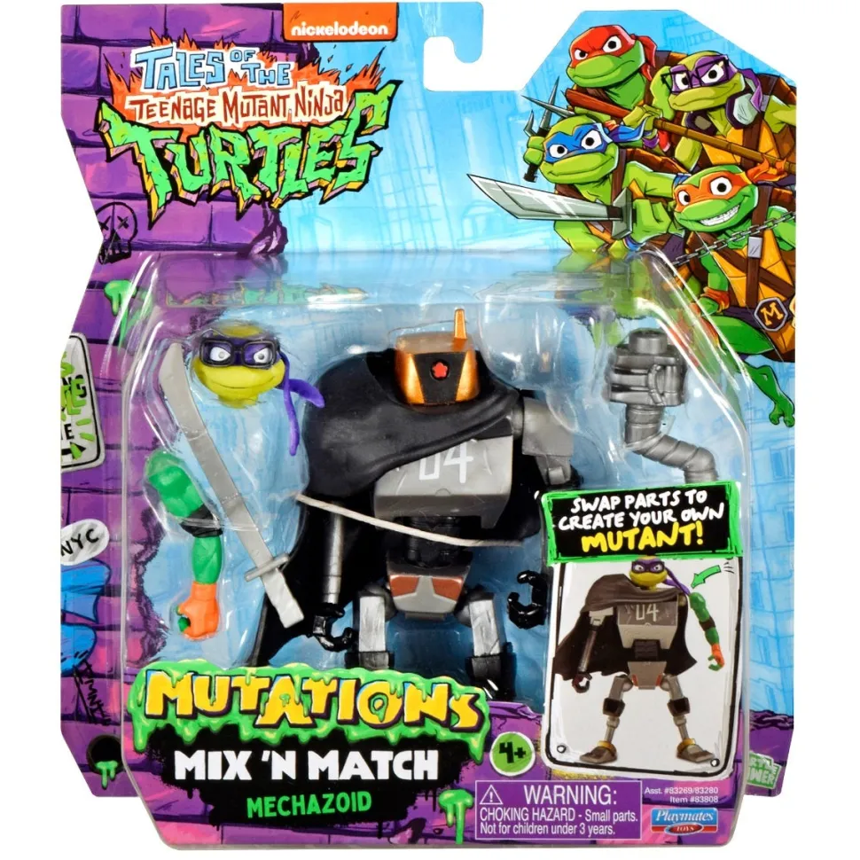 Tales Of The Teenage Mutant Ninja Turtle Mix N Match Mutant Basic Figure - Mechazoid