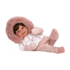 Tori Rosa Fur Bonnet Baby 45Cm