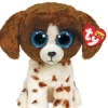 Ty Muddles Brown & White Dog Beanie Boo Medium