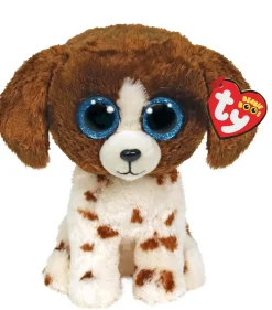 Ty Muddles Brown & White Dog Beanie Boo Medium