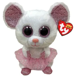 Ty Nina Mouse with Tutu Beanie Boo Medium