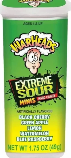 Warheads Sour Hard Candy Tub 49g